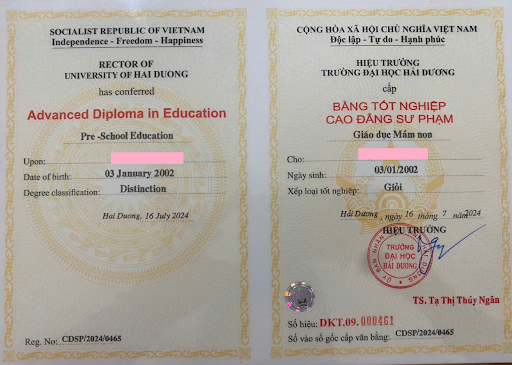 Dịch vụ làm bằng đại học